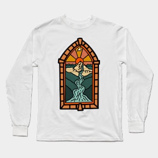 Looking out the window Long Sleeve T-Shirt